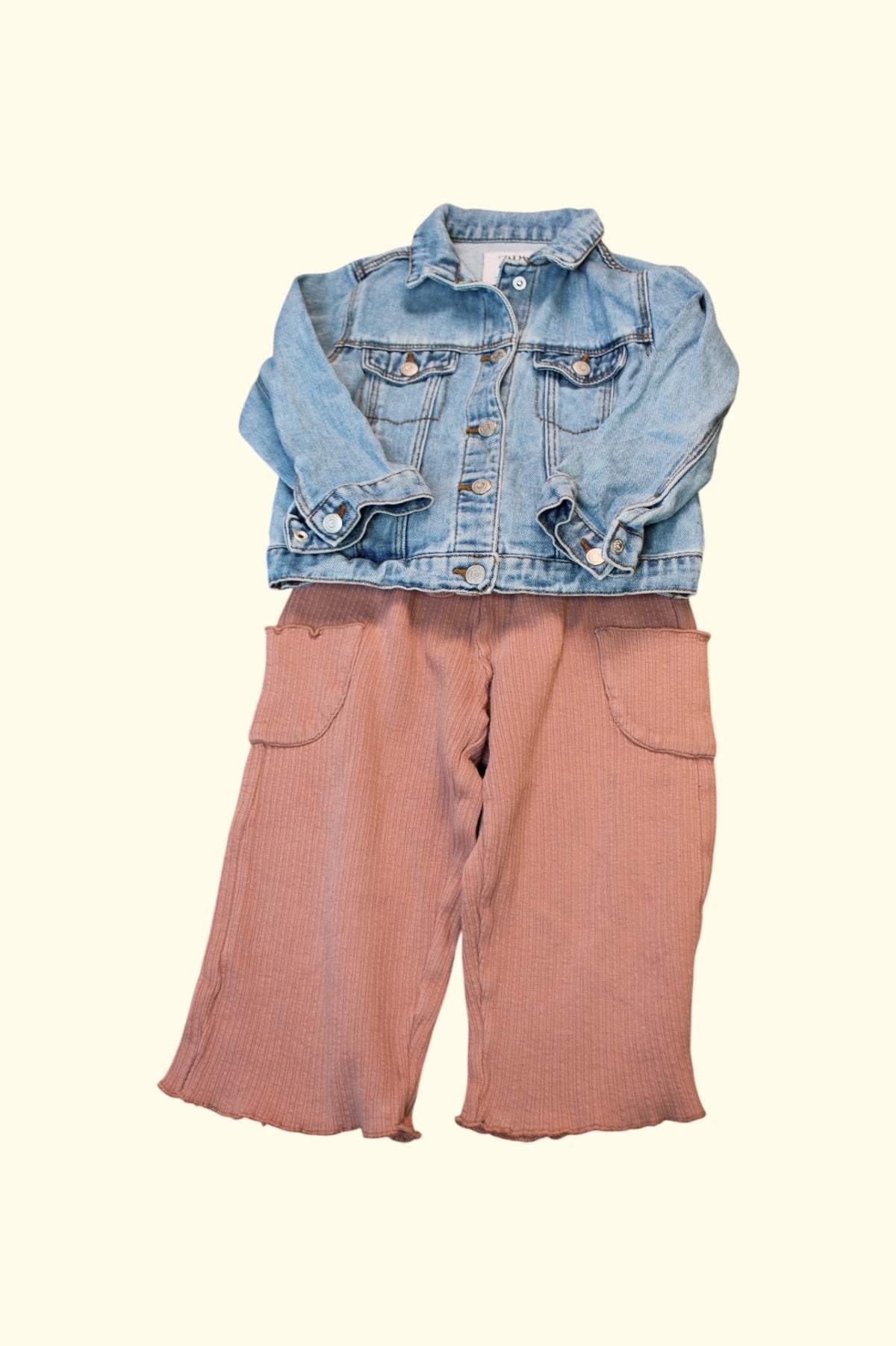  2er Kidkiddo Set 92 Blau, Altrosa