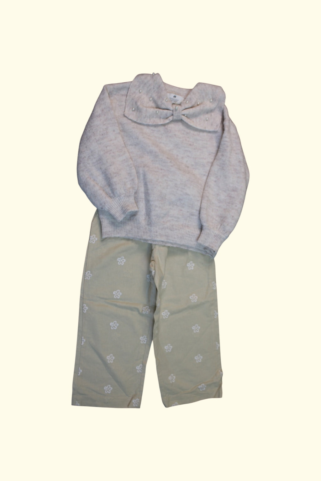  2er Kidkiddo Set 98 Beige
