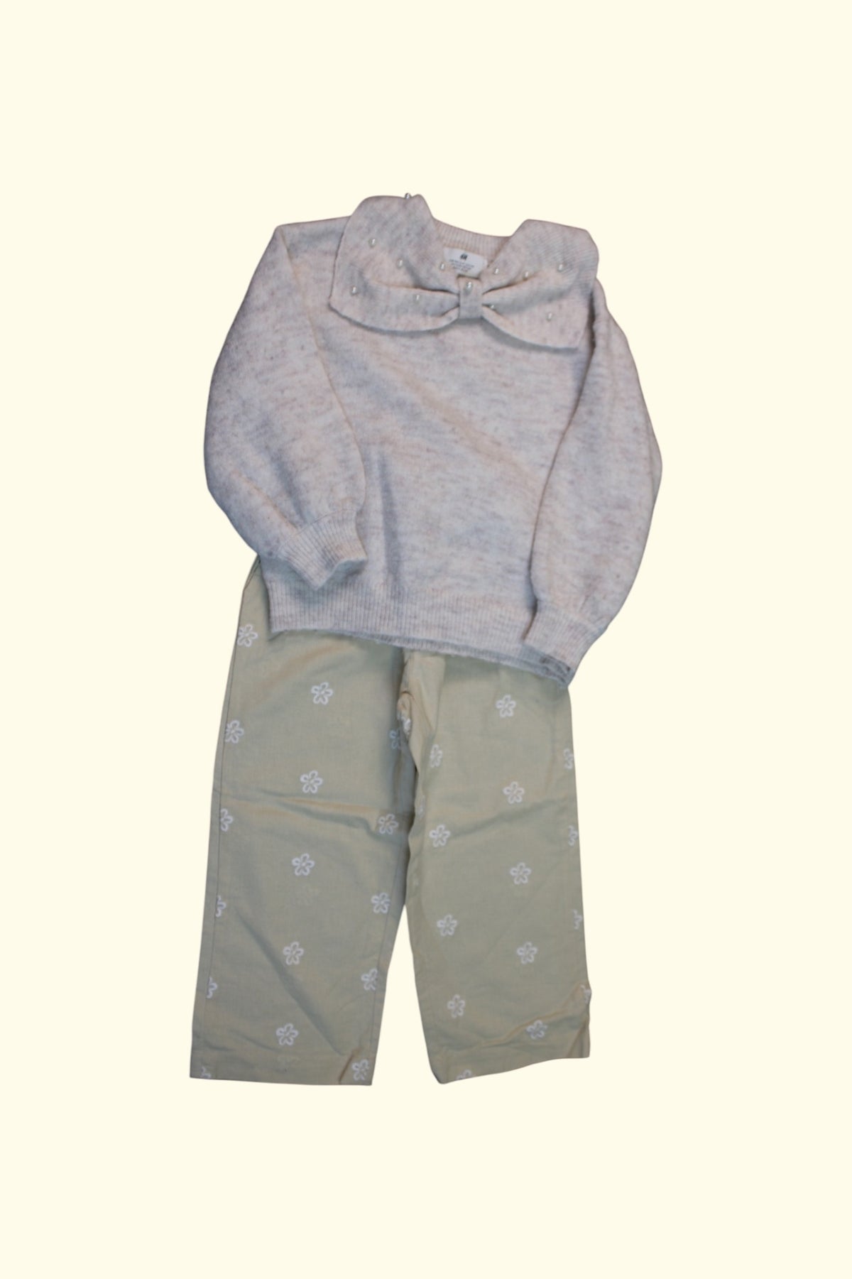  2er Kidkiddo Set 98 Beige