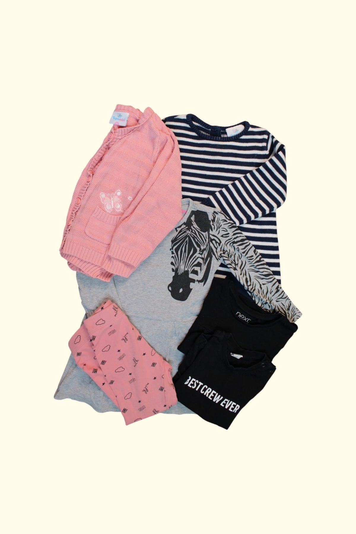  Kidkiddo Bundle 82 Navy Blau, Weiß, Rosa