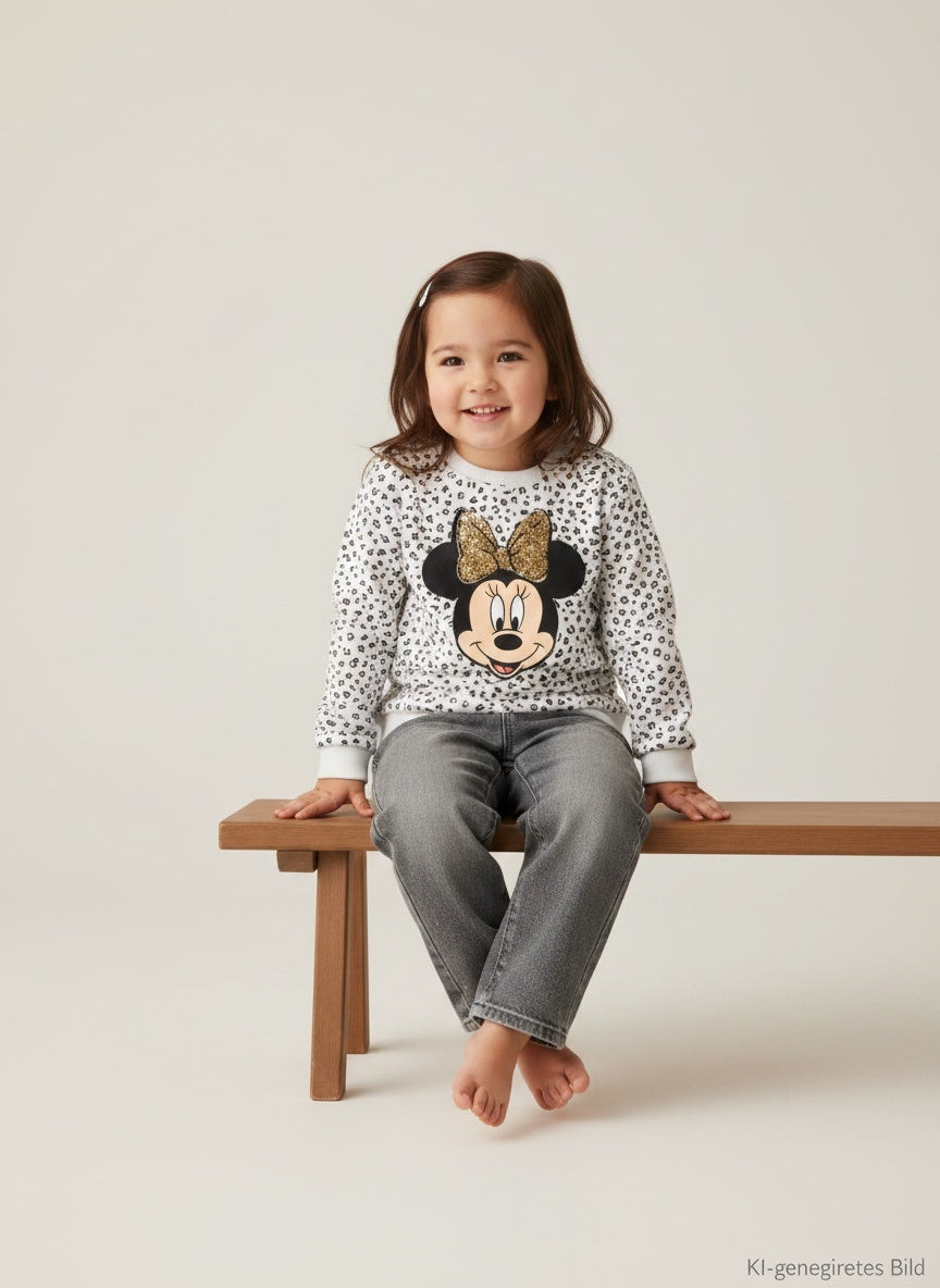2er Kidkiddo Set 110 Weiß, Schwarz, Grau