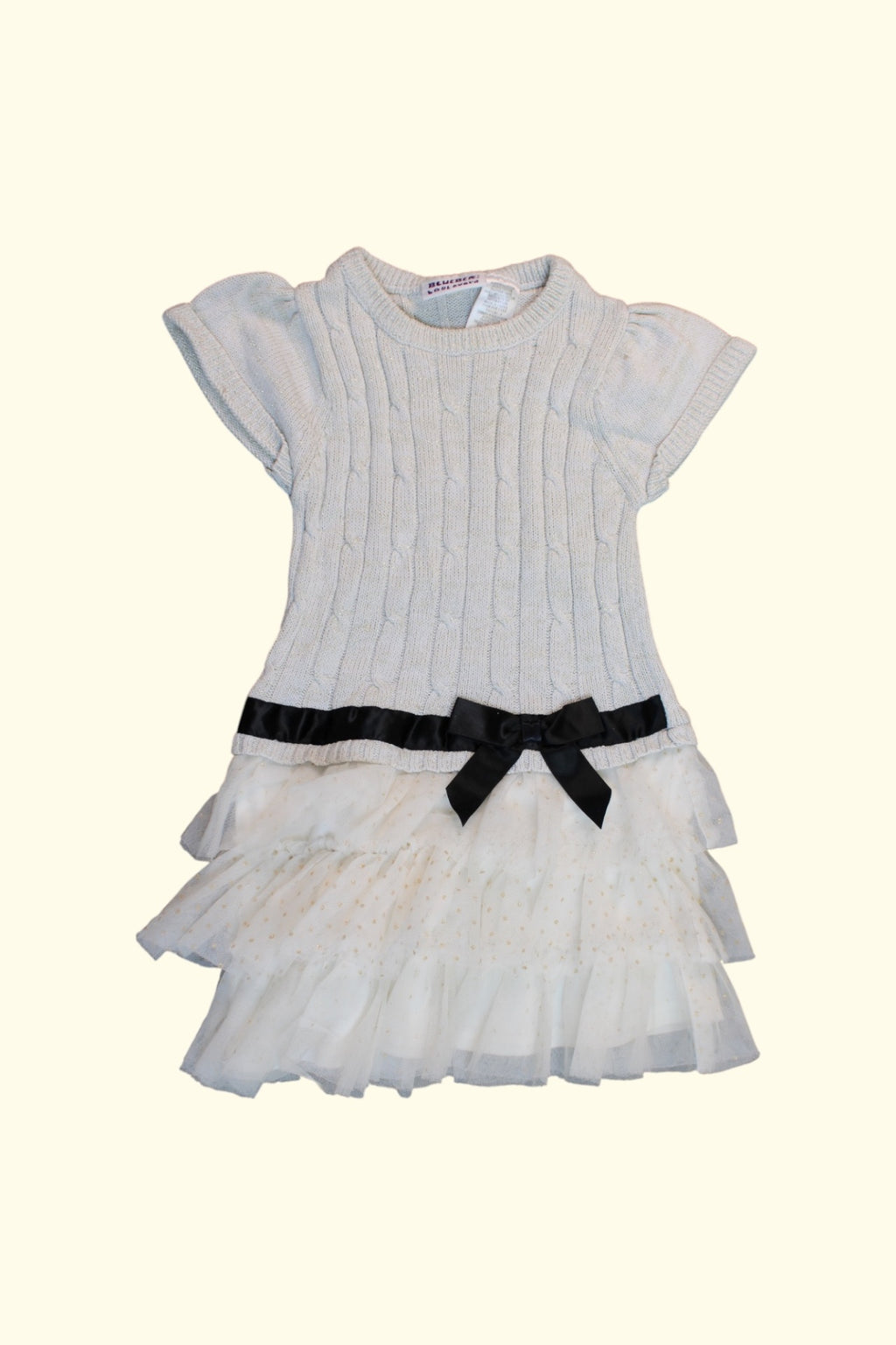 Kleid 104 Creme/Beige