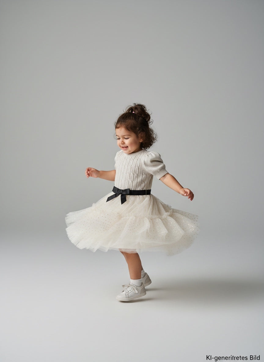 Kleid 104 Creme/Beige