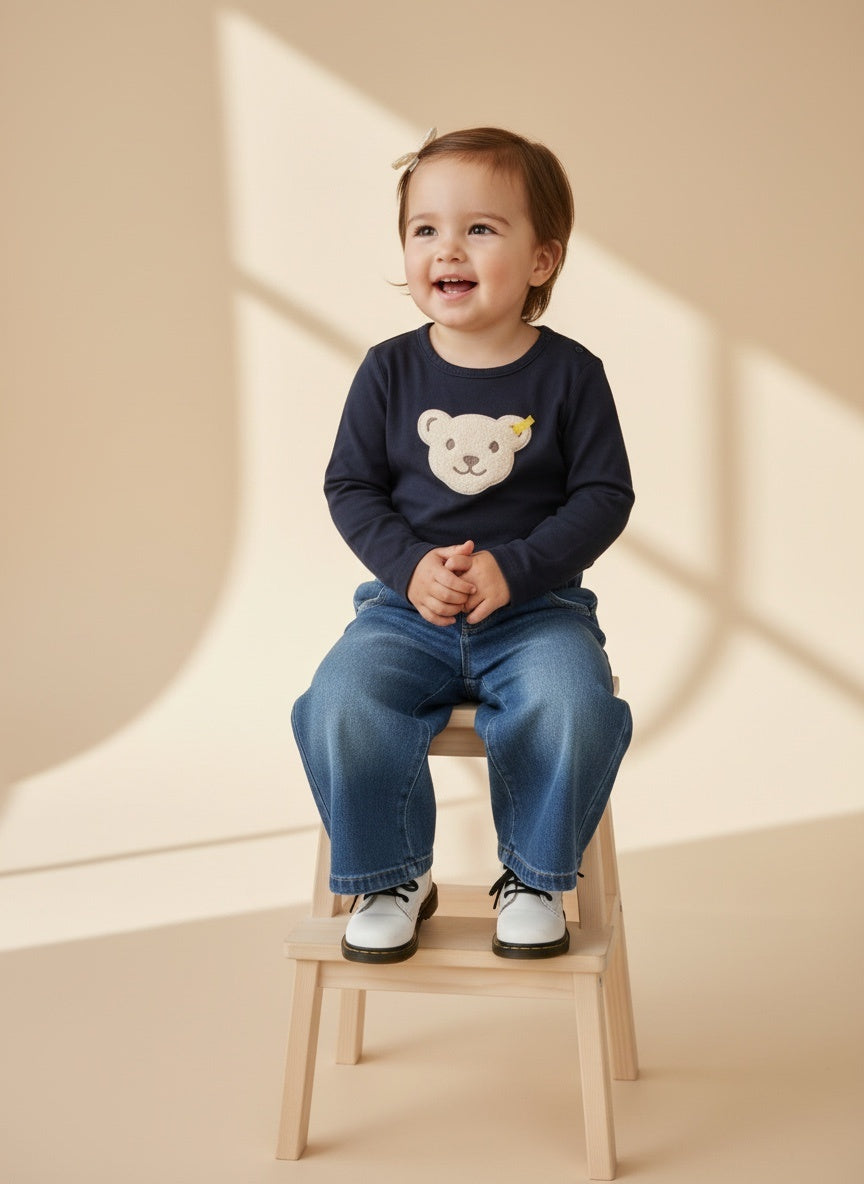 Steiff 2er Kidkiddo Set 86 Dunkelblau