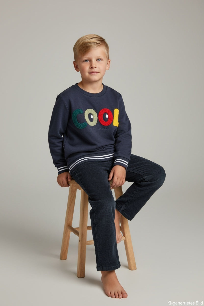 Petit Bateau 3er Kidkiddo Set 122 Dunkelblau