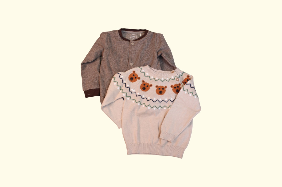 S. Oliver 2er Kidkiddo Set 80 Beige, Braun