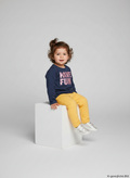 United Colors of Benetton 2er Kidkiddo Set 116 Blau, Gelb