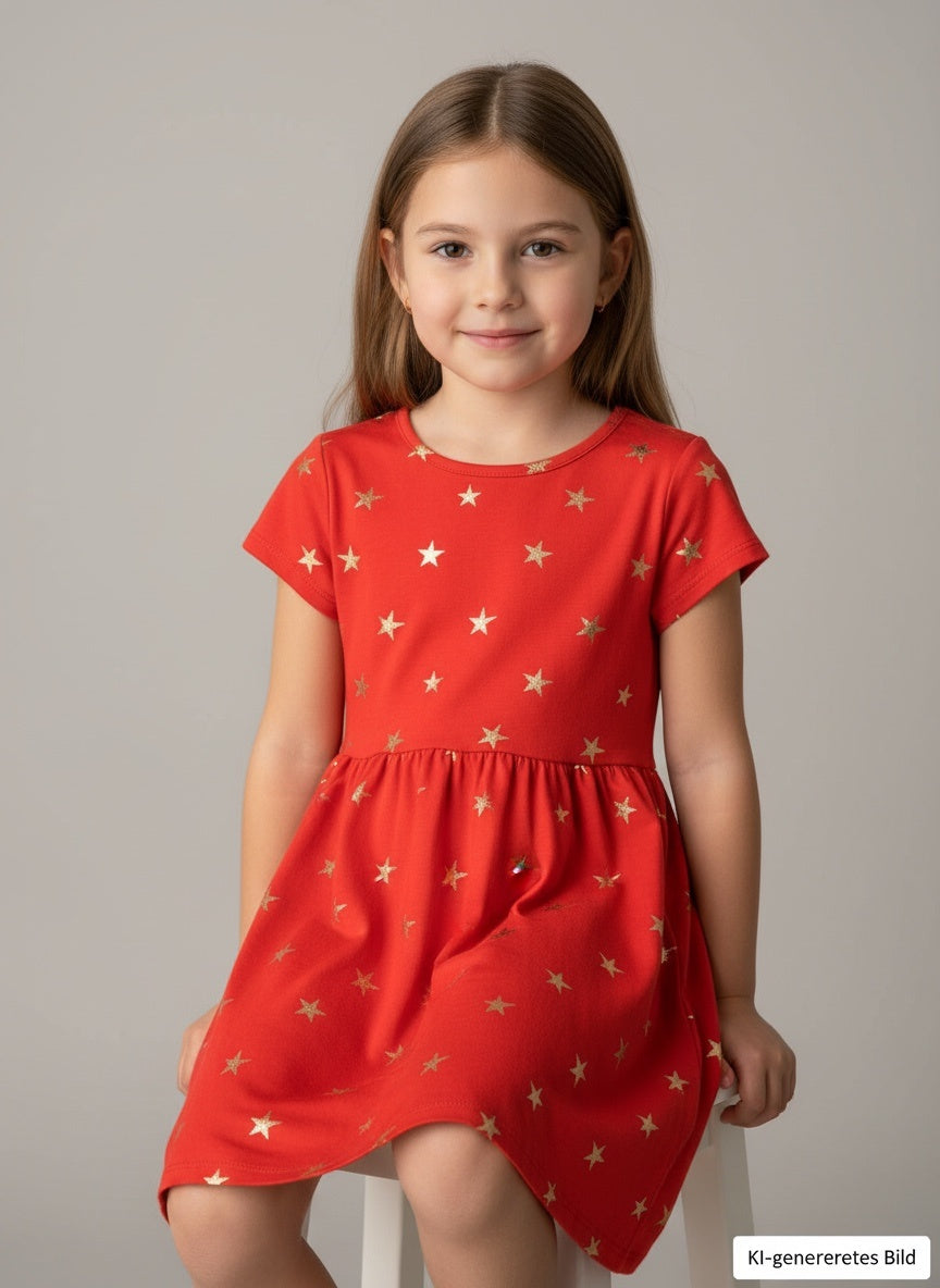 Kleid 146 Rot