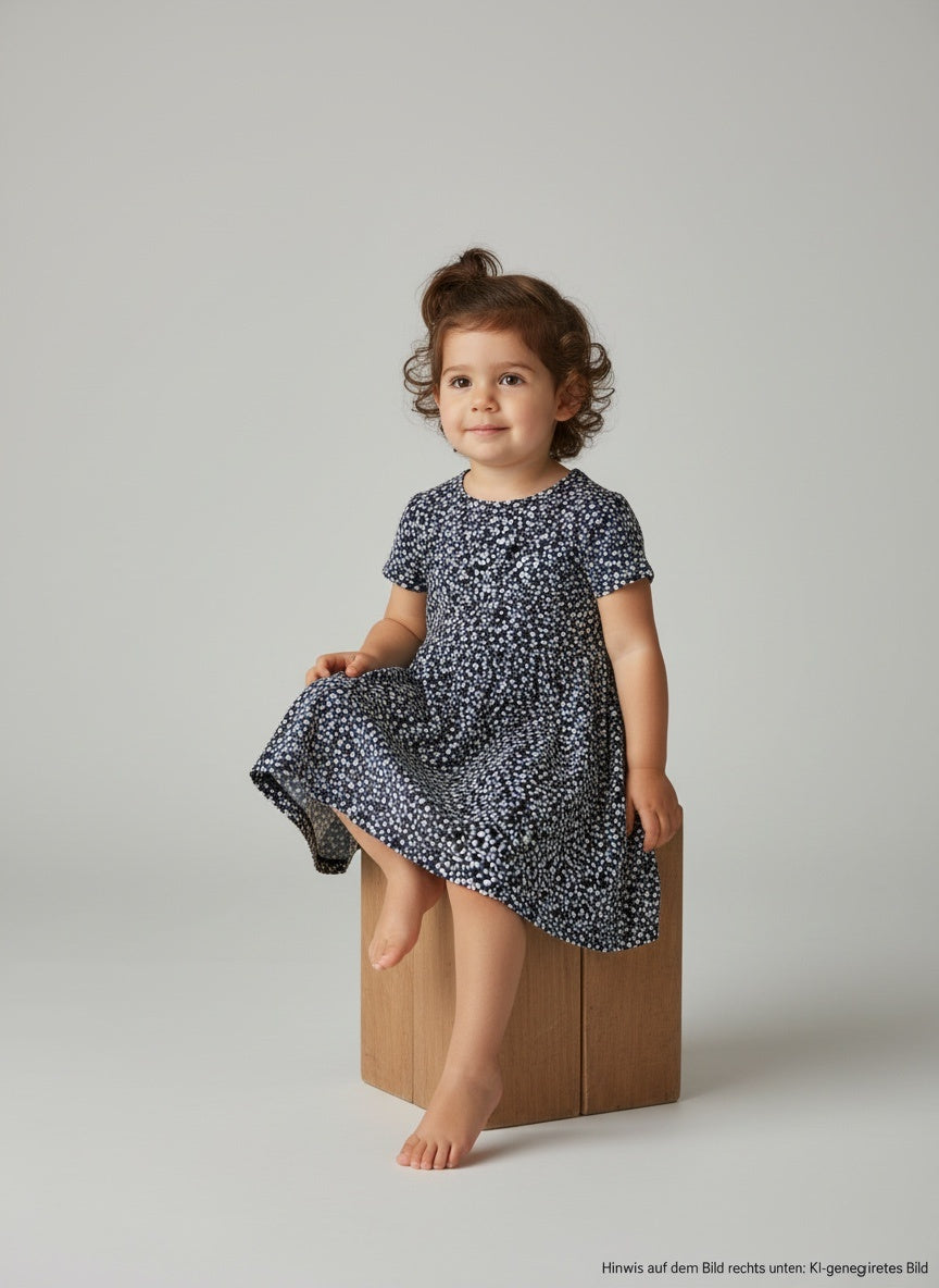 Vertbaudet Kleid 122 Dunkelblau