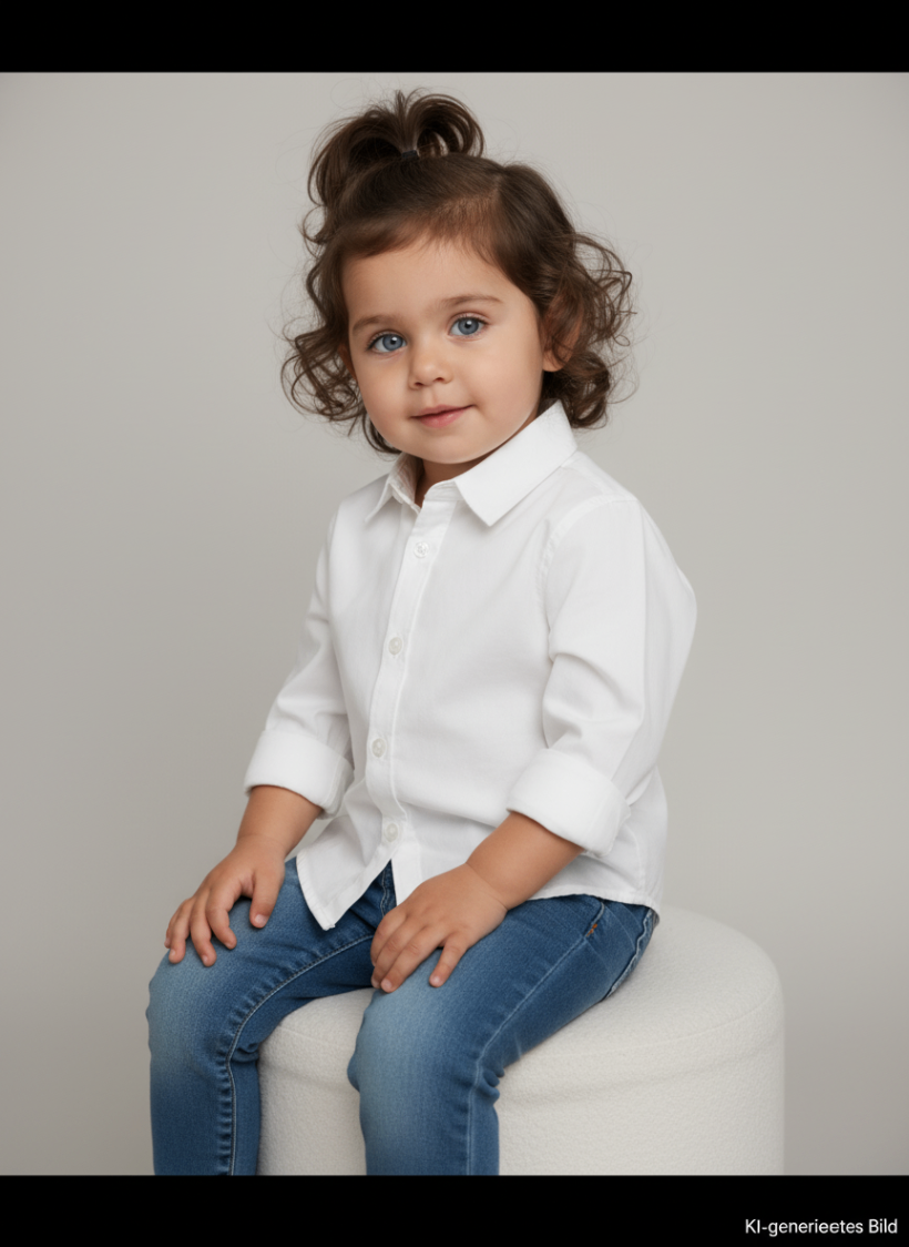  2er Kidkiddo Set 116 Weiß, Blau