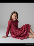GAP Kleid 134 Bordeaux