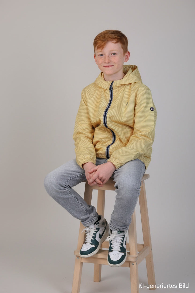 Petit Bateau Jacke 122 Gelb