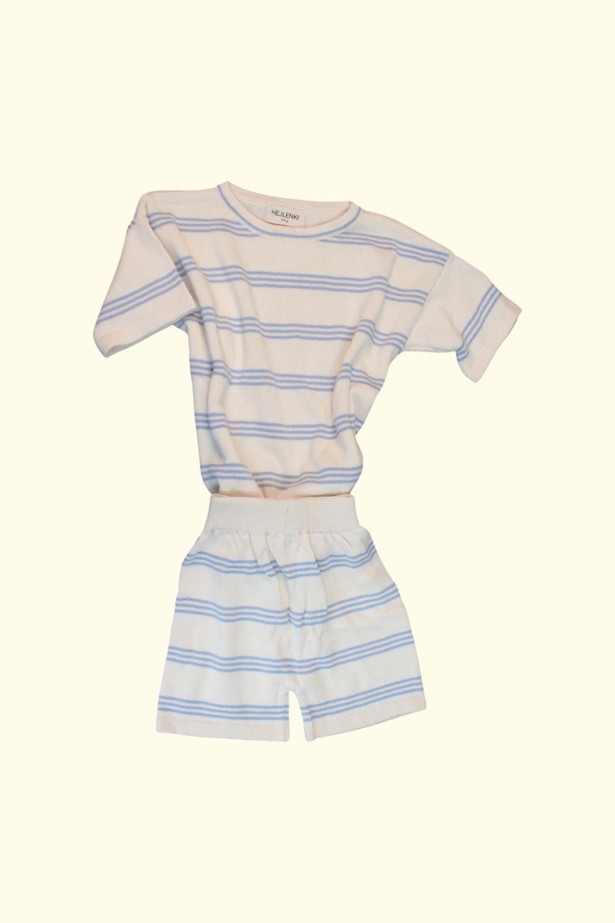 Hejlenki 2er Kidkiddo Set 98 Creme, Blau
