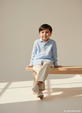 Mayoral 2er Kidkiddo Set 98 Hellblau, Beige