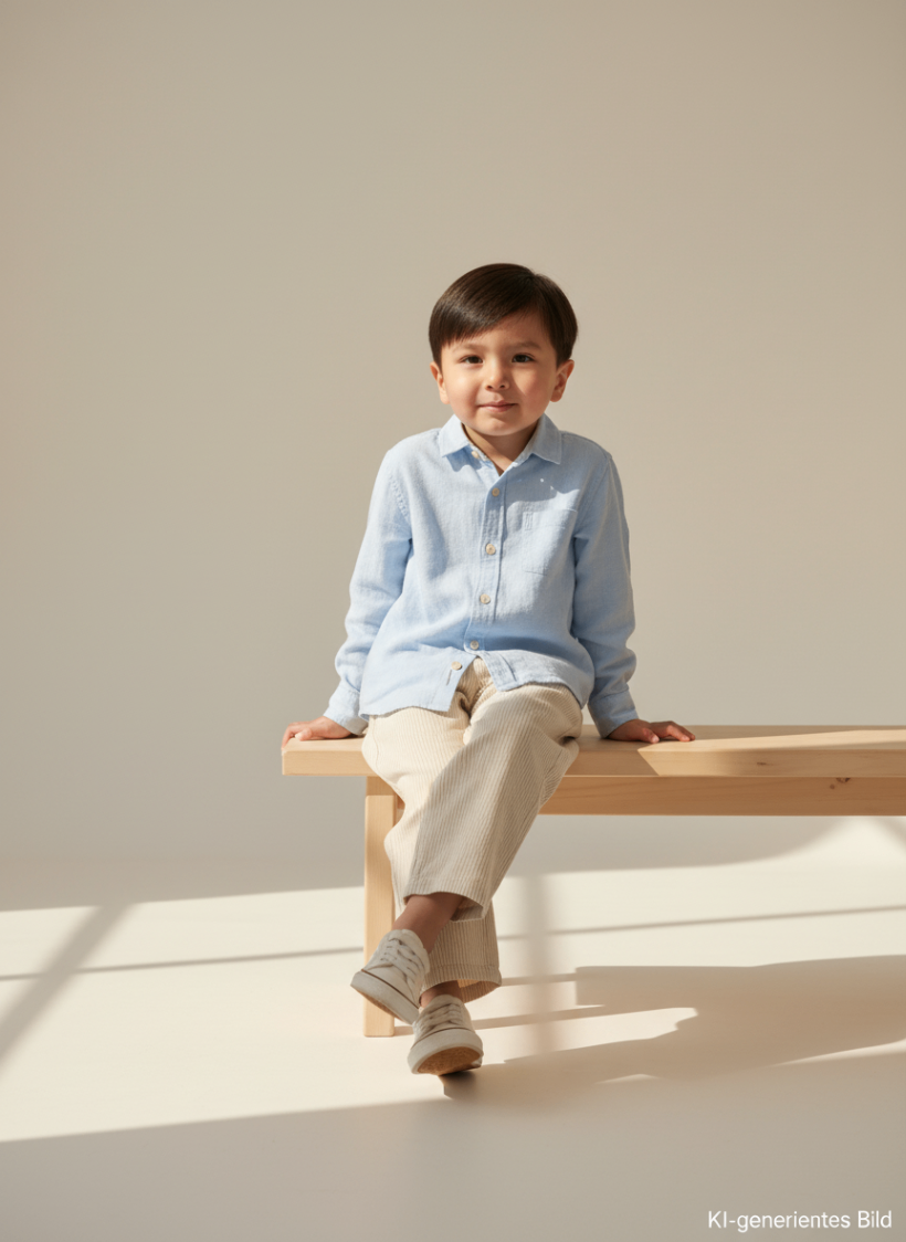 Mayoral 2er Kidkiddo Set 98 Hellblau, Beige