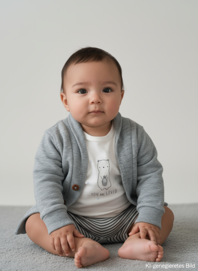  Kidkiddo Bundle 62 Grau, Weiß