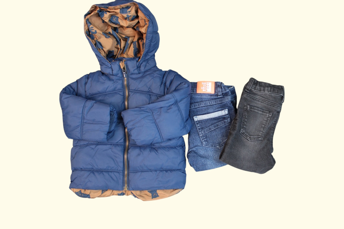 Kidkiddo Bundle 74 Blau, Schwarz