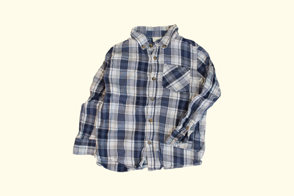 Vertbaudet Hemd 110 Blau