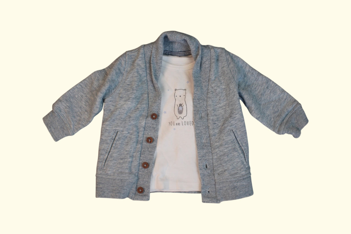  Kidkiddo Bundle 62 Grau, Weiß