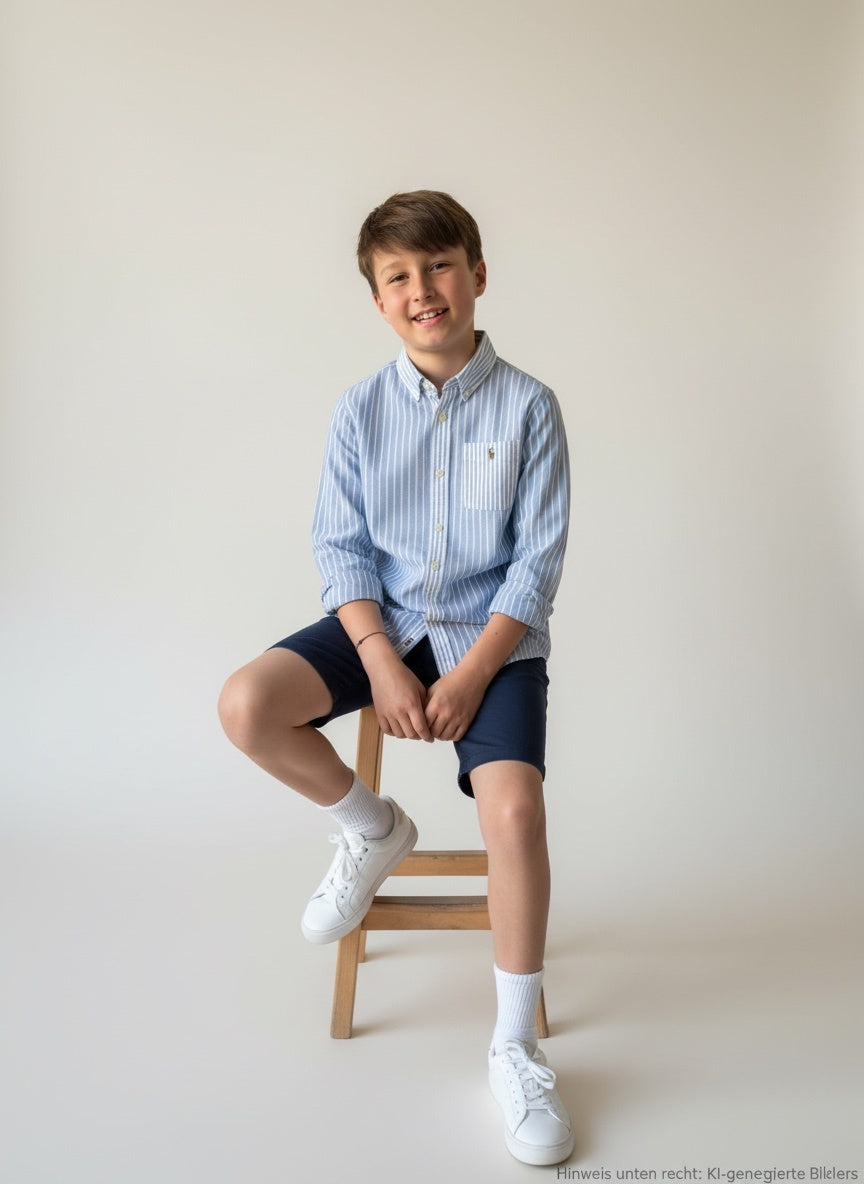 Ralph Lauren Hemden 164 Blau,Weiß