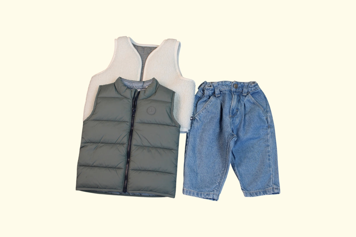 Petit Bateau 3er Kidkiddo Set 68 Mehrfarbig