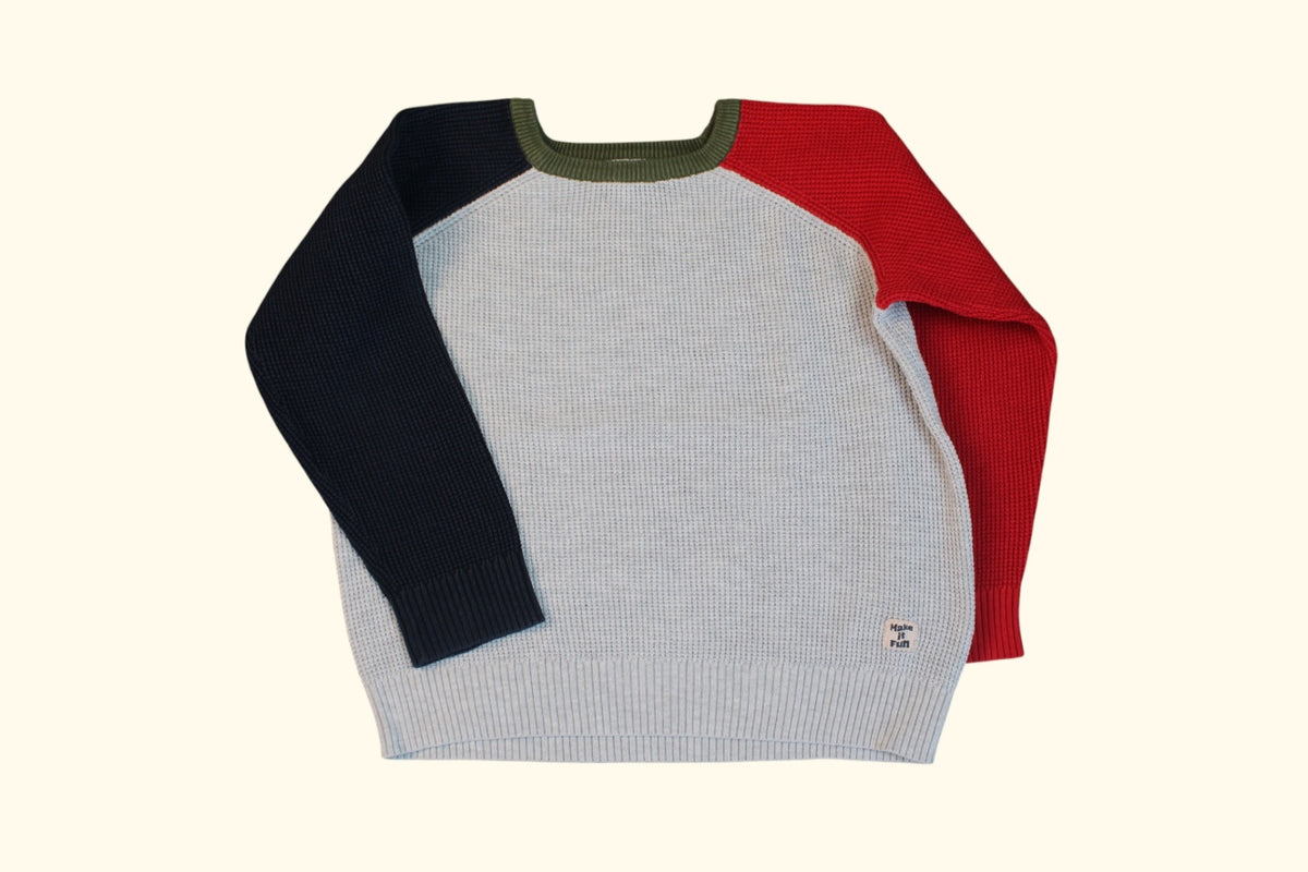 Vertbaudet Pullover 110 Grau