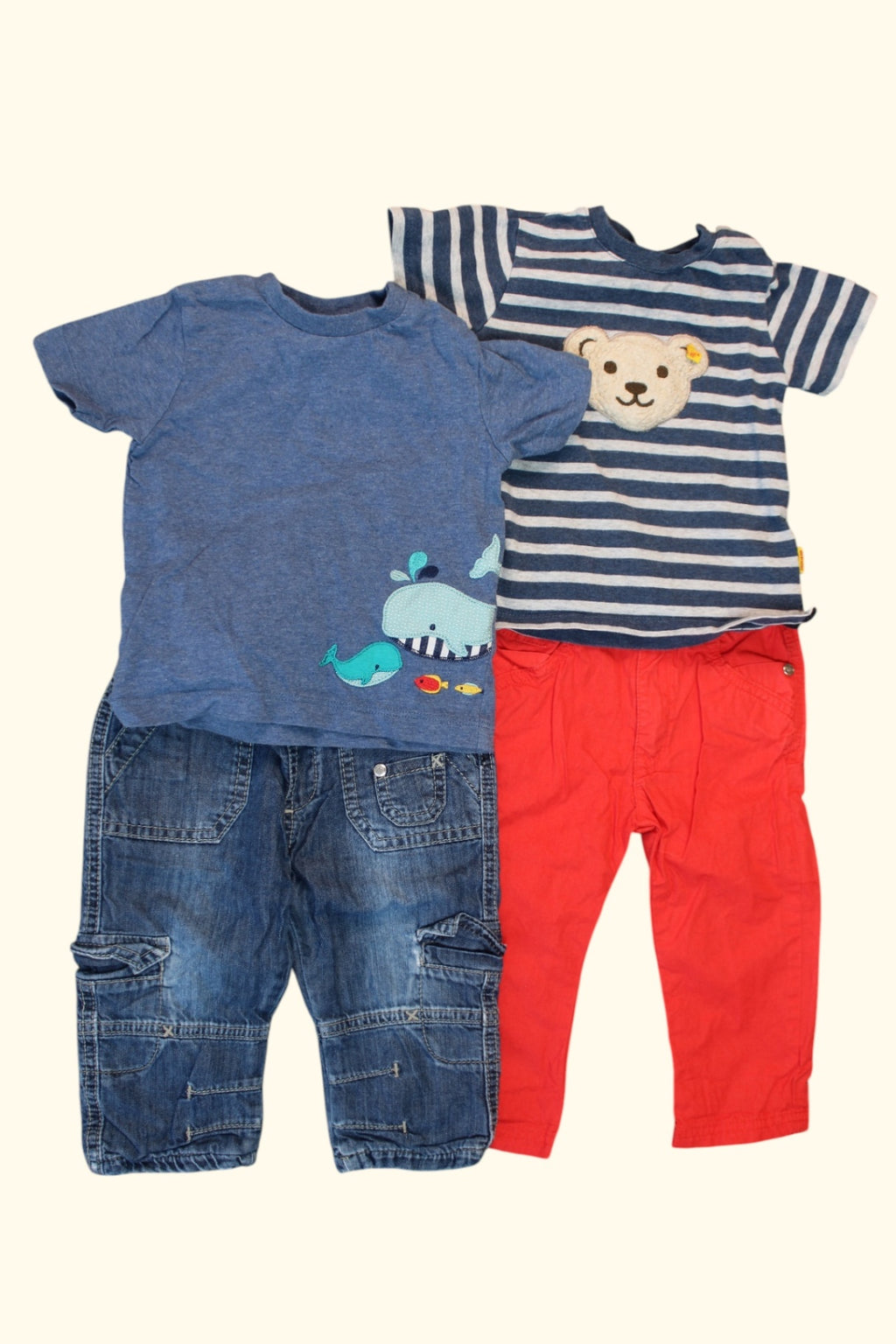 Diverse Marken Kidkiddo Bundle 68 Blau Rot
