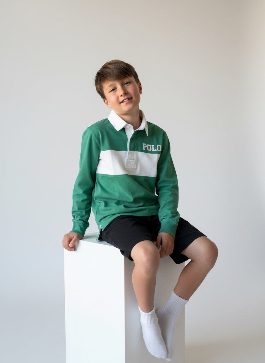 Polo Ralph Lauren Oberteil 164 Grün Weiß
