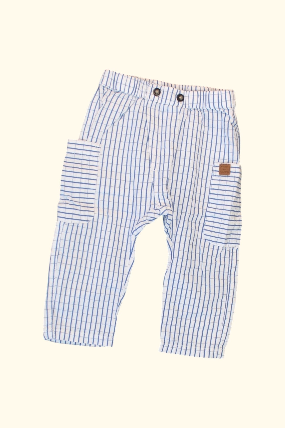 Hust & Claire Hose 68 Weiß Blau