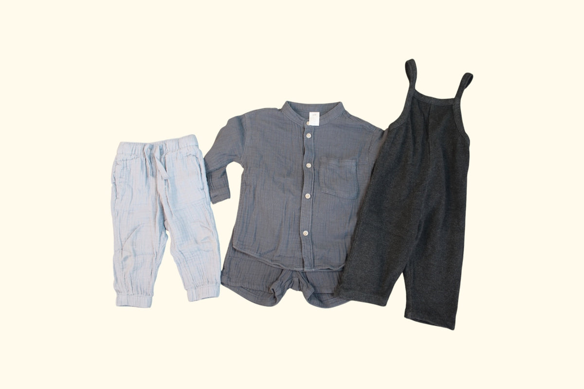 H&M Zara Kidkiddo Bundle 68 Grau
