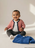 Petit Bateau Jacke 104/110 Blau, Rot