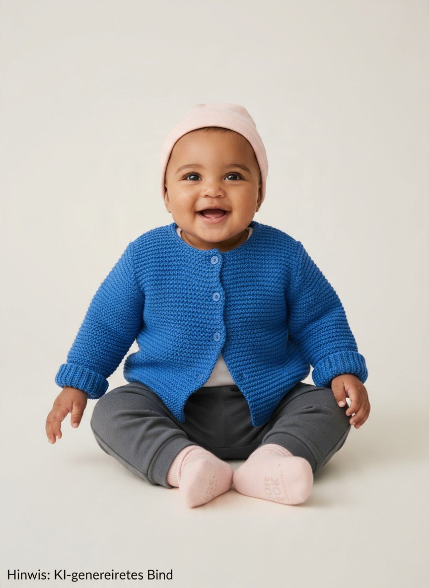 Petit Bateau Jacke 104/110 Blau, Rot