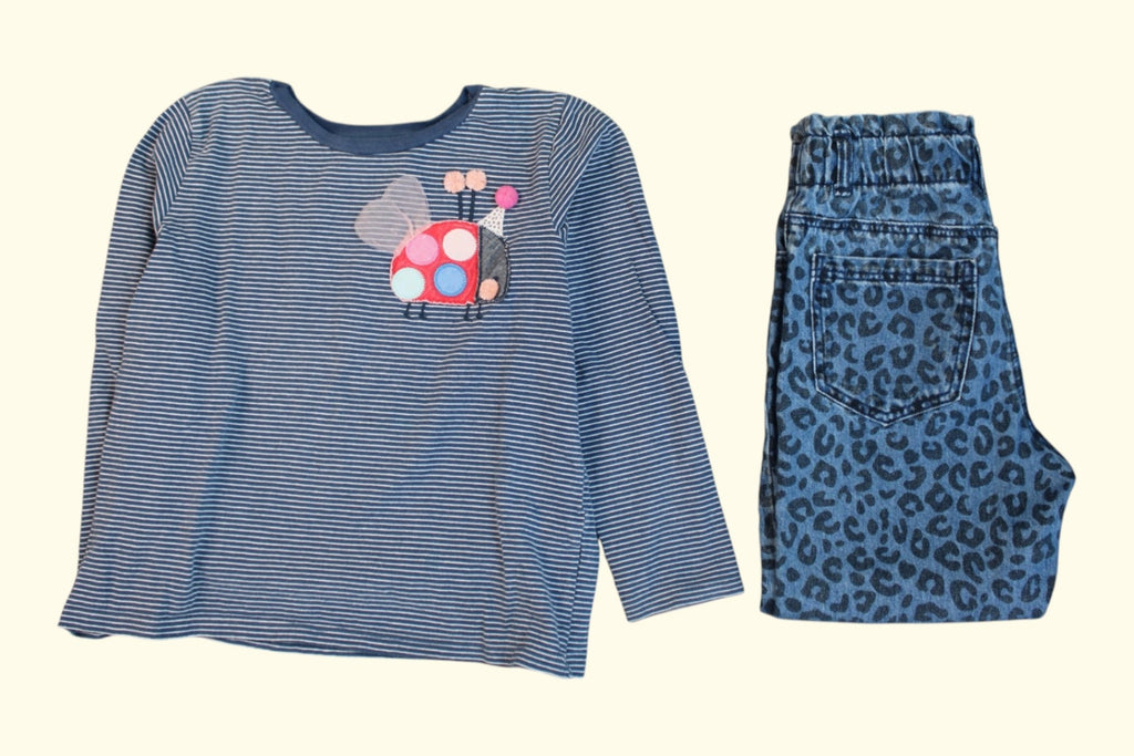 Diverse Marken Kidkiddo Set 116 Blau