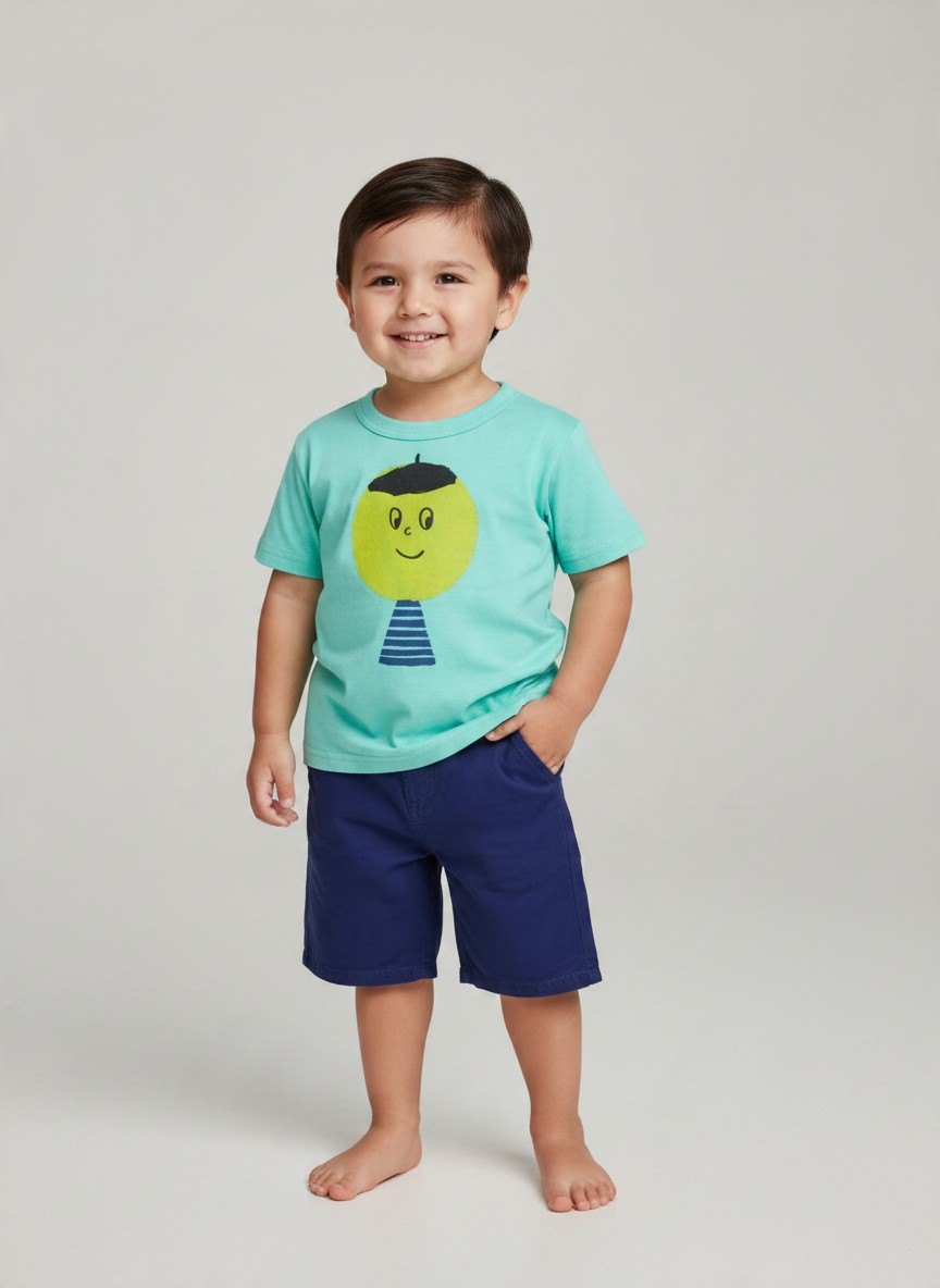 Diverse Marken Kidkiddo Set 92 Blau