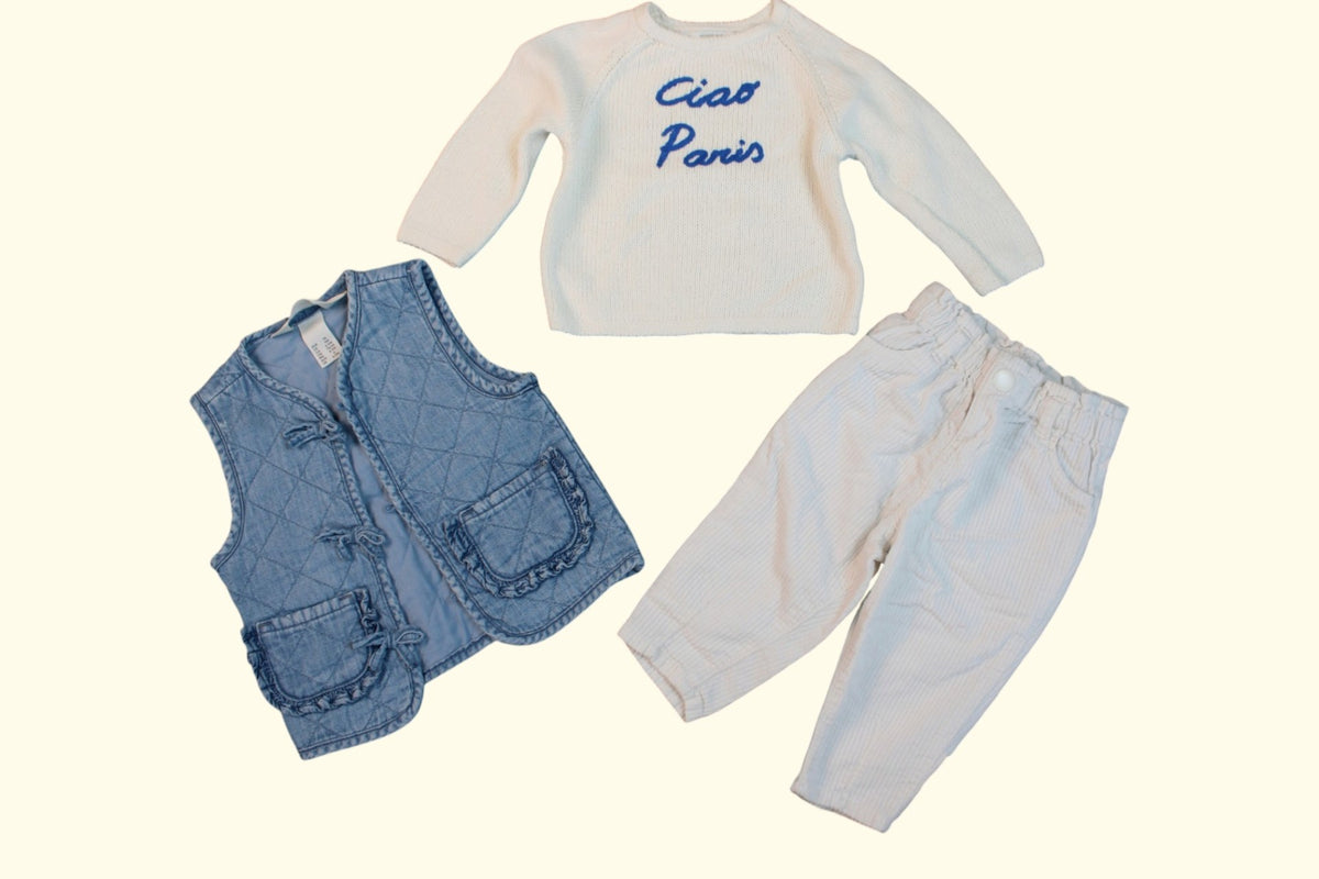 Diverse Marken Kidkiddo Bundle 68 Blau Weiß