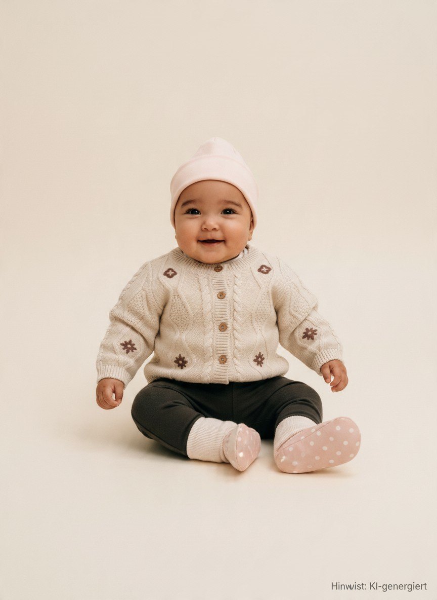 Lil Atelier Strickjacke 68 Braun