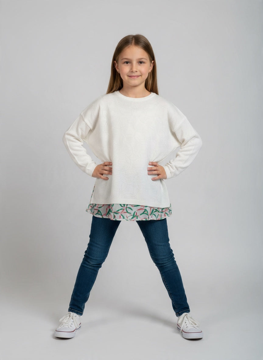 United Colors of Benetton Oberteil 128 Weiß