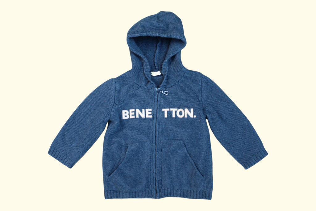 United Colors of Benetton Strickjacke 62 Blau