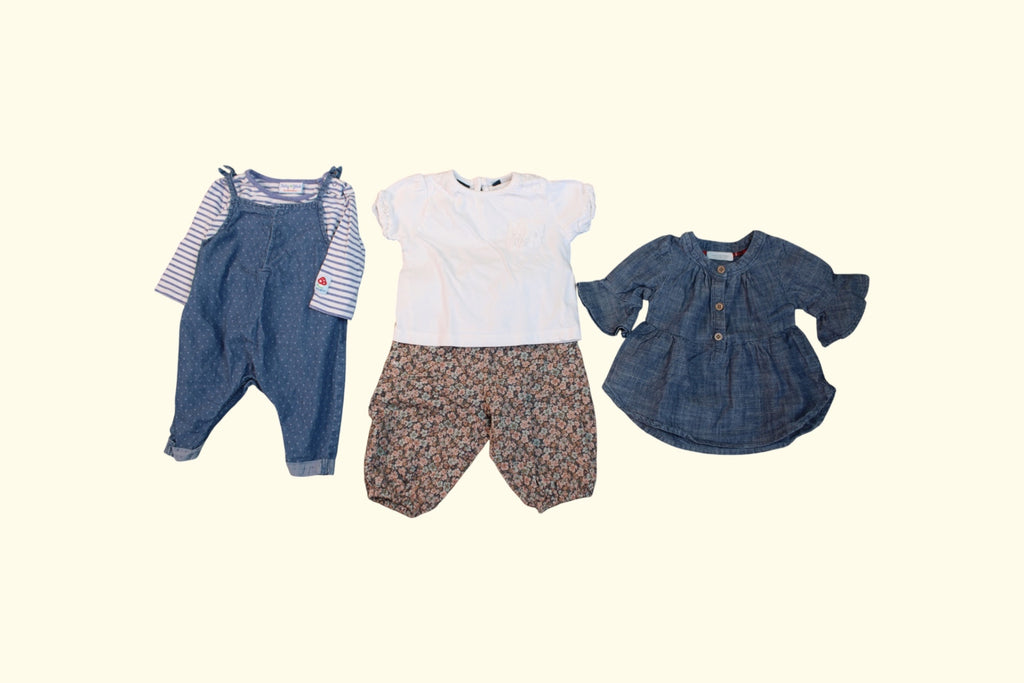 Diverse Marken Kidkiddo Bundle 56 Blau,Weiß