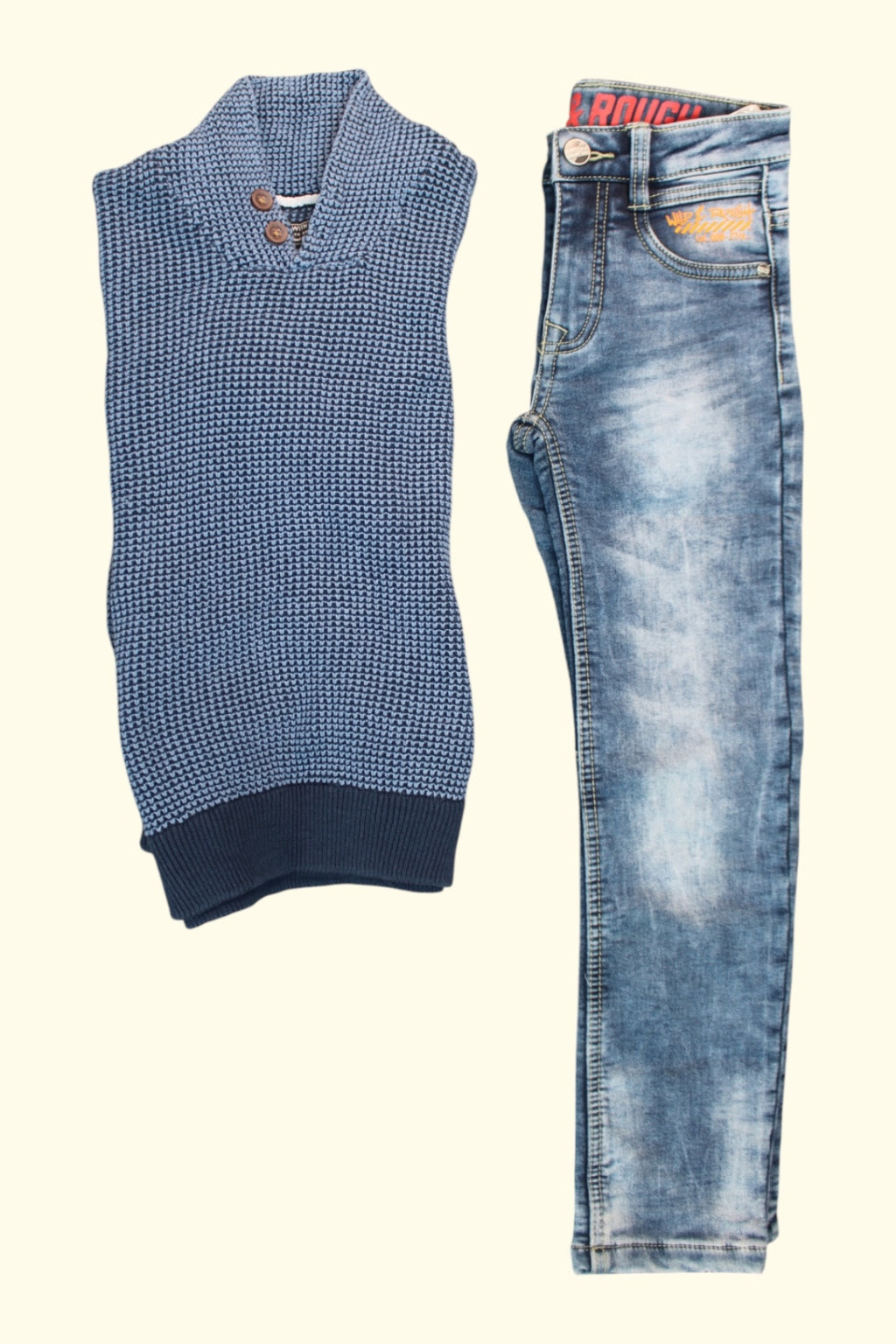 Diverse Marken Kidkiddo Set 122 Blau