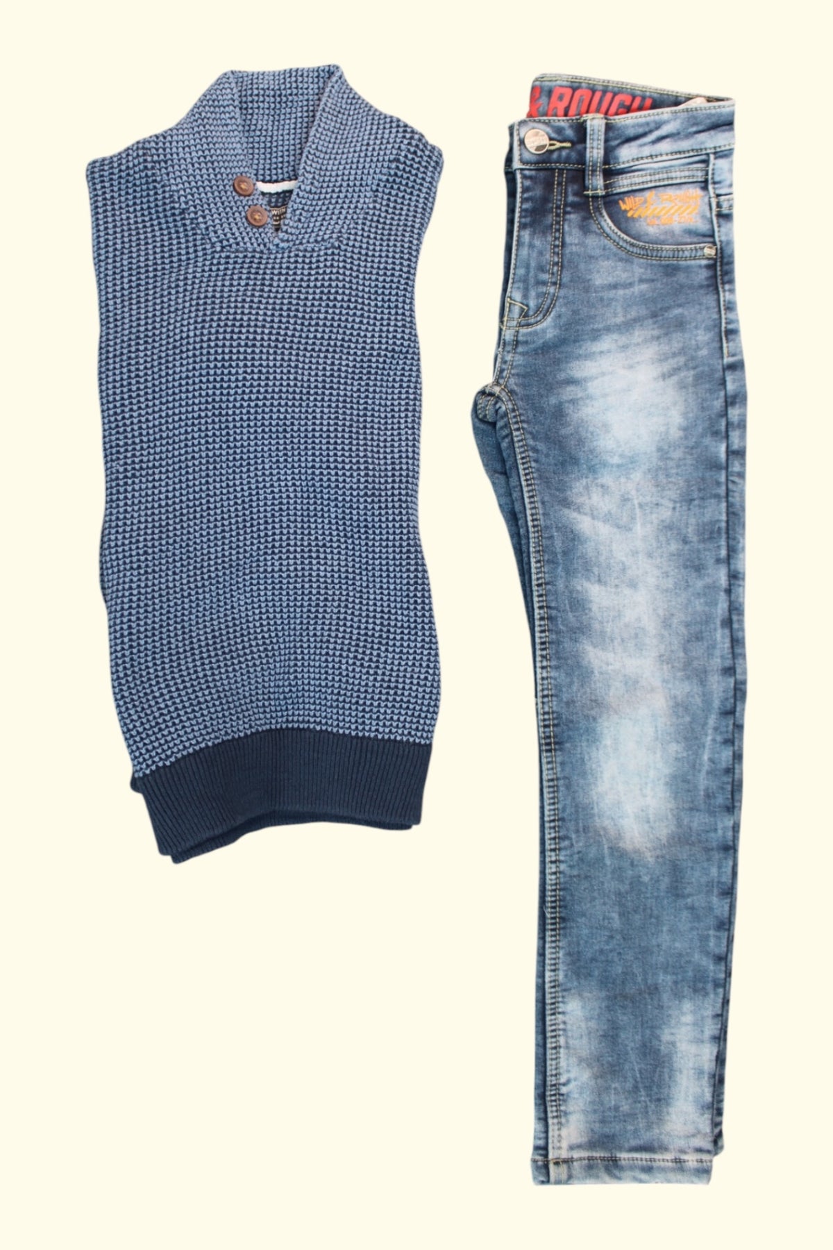 Diverse Marken Kidkiddo Set 122 Blau