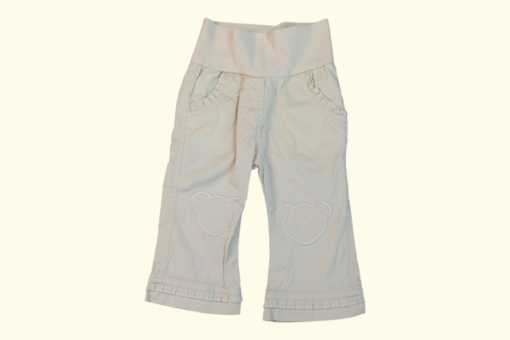 Steiff Hose 68 Braun,Weiß