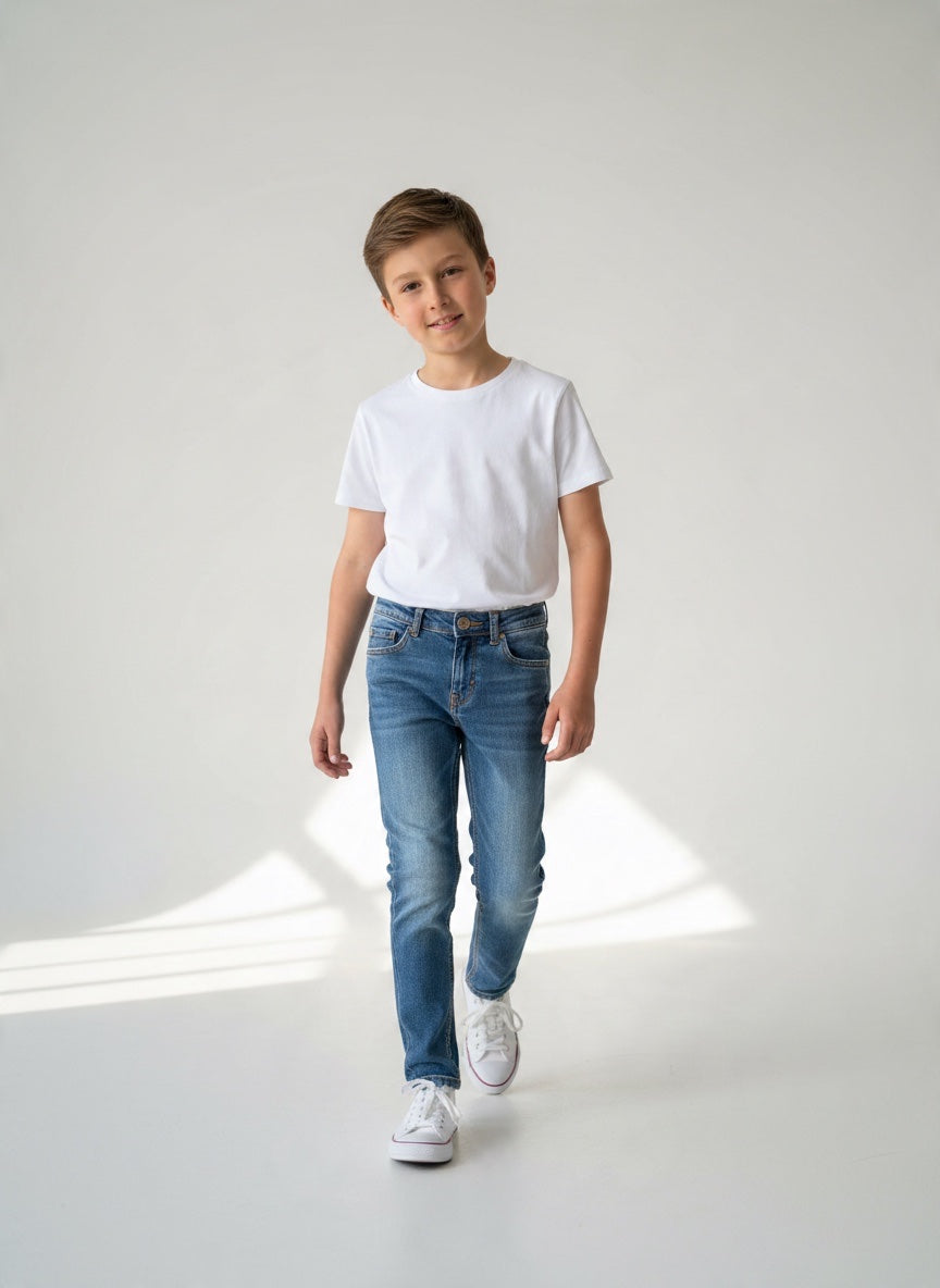 Diverse Marken Jeans 134 Blau