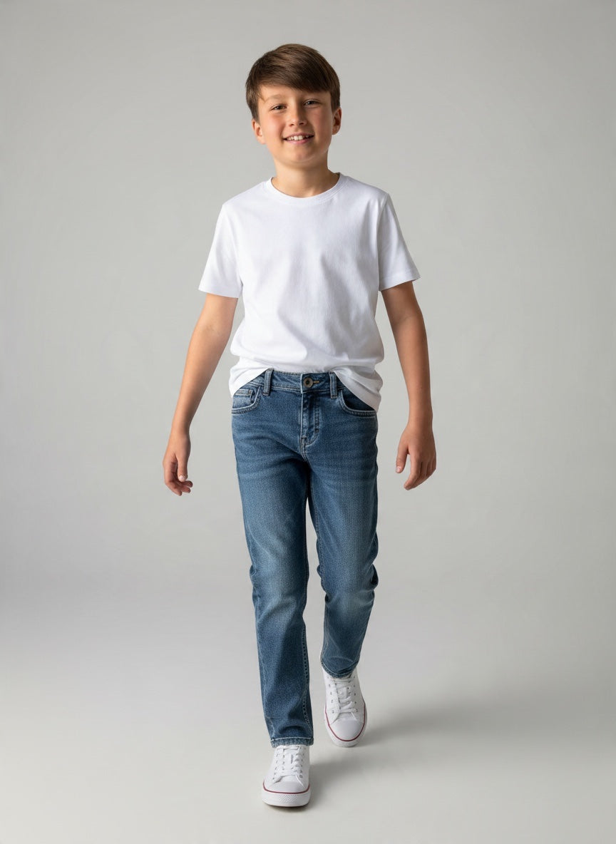 Jako-O Jeans 134 Blau