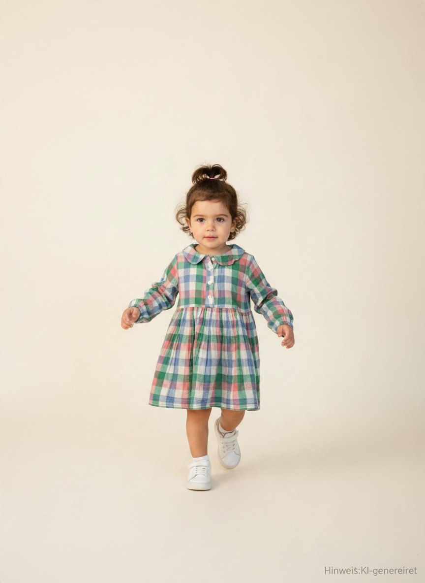 Petit Bateau Kleid 110 Mehrfarbig