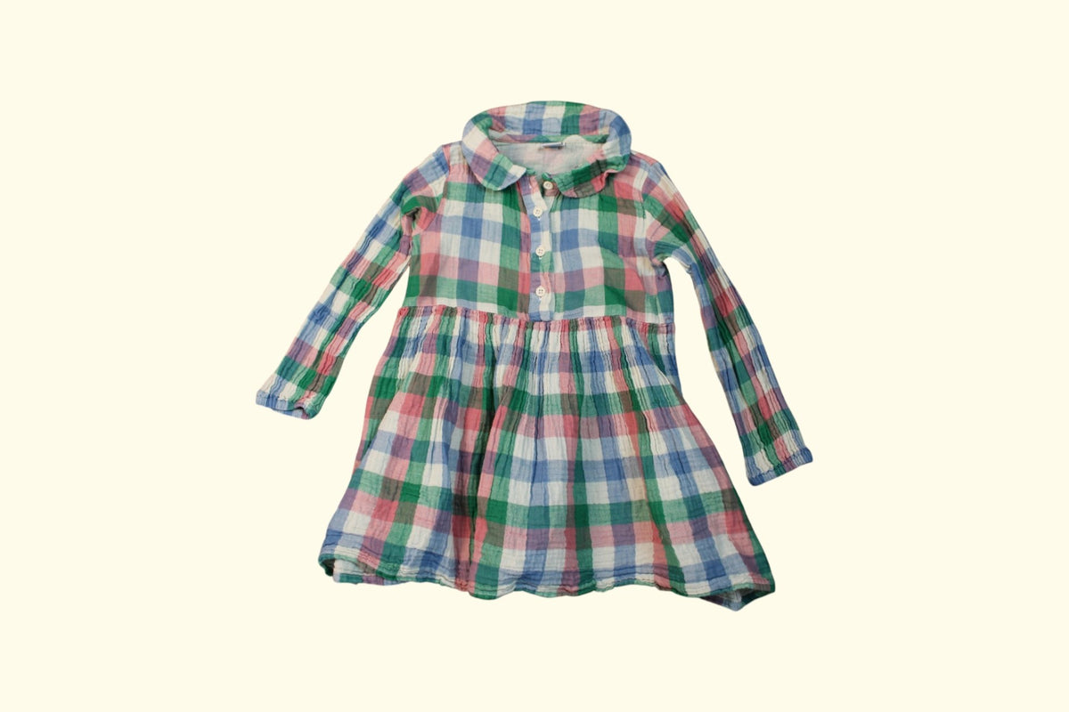 Petit Bateau Kleid 110 Mehrfarbig